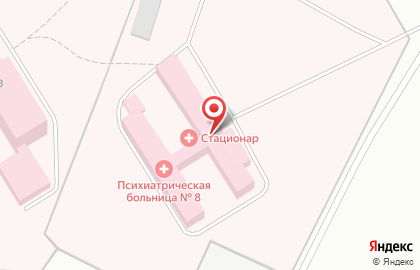 Свердловская областная клиническая психиатрическая больница на улице Крылова в Первоуральске на карте