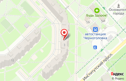 Магазин товаров для рукоделия Магия творчества на Институтском проспекте на карте