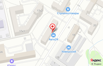 Автомагазин АВТО-24 в Чебоксарах на карте