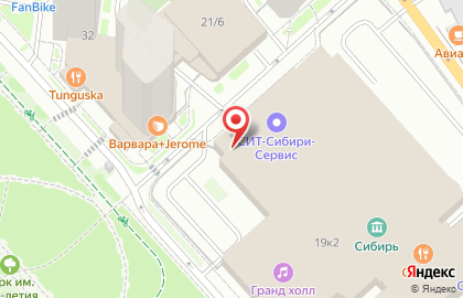 Политическая партия Единая Россия на улице Авиаторов на карте