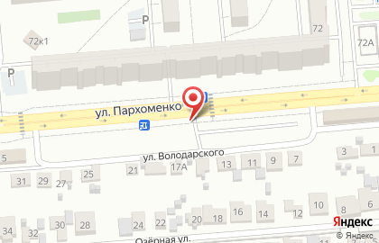 Автостоянка в Новосибирске на карте