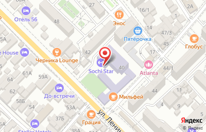 ДЮСШ №10 на улице Ленина на карте