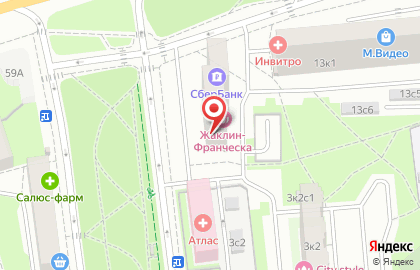 Пилотаж на Славянском бульваре на карте