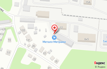 Компания Металл Метрами на карте