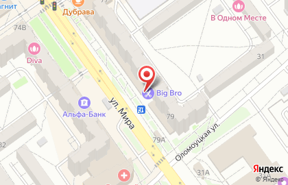 Торгово-производственная компания Текстиль для дома на улице Мира на карте