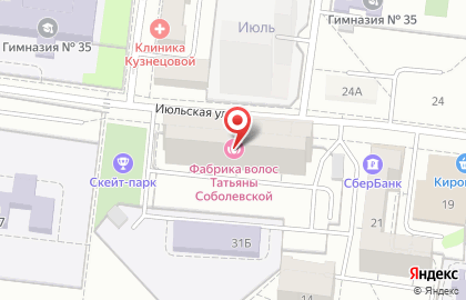 Языковая академия Talisman на Июльской улице, 25 на карте