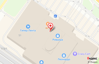 Магазин обуви Megatop в Октябрьском районе на карте