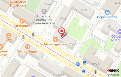 Служба доставки WOK in BOX на улице Кржижановского на карте