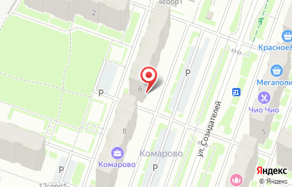Мини-маркет Open на улице Созидателей на карте