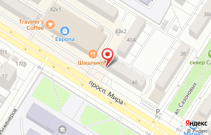 Квант Мобайл Банк на проспекте Мира на карте