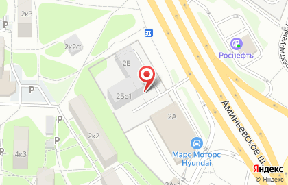 Общежитие Уютный дом на Аминьевской на карте