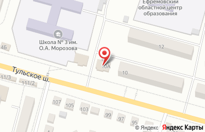 Продуктовый магазин в Туле на карте