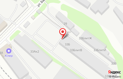 Столовая Сустм на улице Баранова на карте