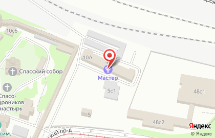 Стрелковый клуб Мастер на Андроньевской площади на карте