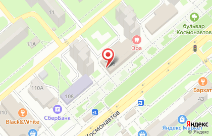 Социальная аптека на улице Космонавтов на карте