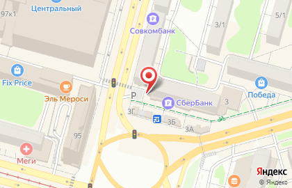 Микрофинансовая компания Срочноденьги на площади 50-летия Октября на карте