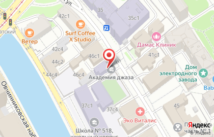 Академия Джаза в Москве на карте