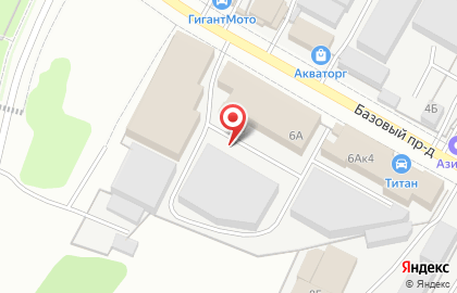 Магазин отделочных материалов Паркет and в Базовом проезде на карте