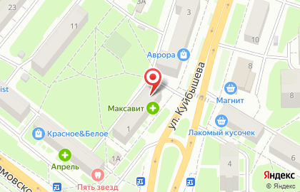 Киоск по продаже фастфуда ГурманЪ в Московском районе на карте