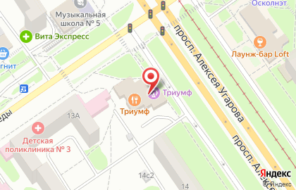 Ресторанный комплекс Триумф на карте