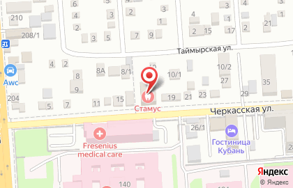 Стоматологическая клиника Стамус на Черкасской улице на карте