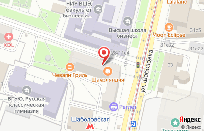Магазин Мясницкий ряд в Москве на карте