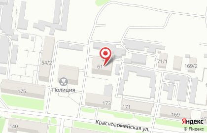 Продовольственный магазин Кристалл на Комсомольской на карте