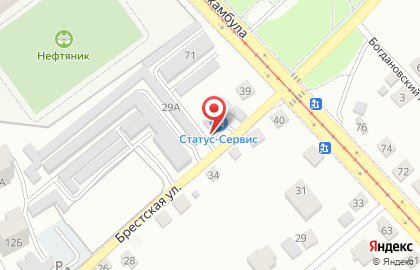 Автостоянка на Брестской, 71/1 на карте