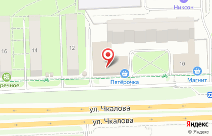 Банкомат Западно-Уральский банк на улице Чкалова, 10 на карте