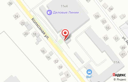 Автомагазин Француз на Колхозной улице на карте