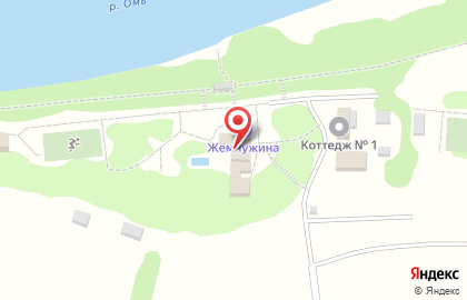 База отдыха Жемчужина в Омске на карте