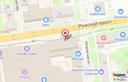 Салон сотовой связи МТС на Рижском проспекте, 16 на карте