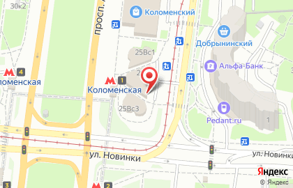 Крошка Картошка на проспекте Андропова на карте