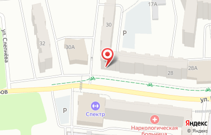 Магазин Мясной двор на улице Моторостроителей на карте