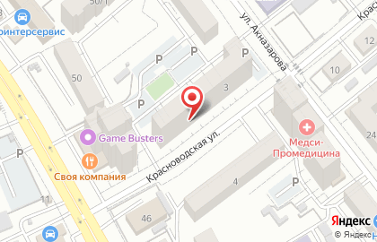 Компания Спецстрой на Красноводской улице на карте