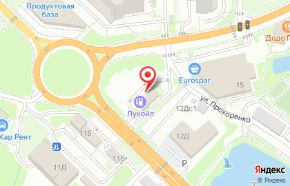 СТО Лукойл в Зеленоградске на карте