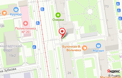 Киоск по продаже печатной продукции Ника на Кронштадтской улице на карте