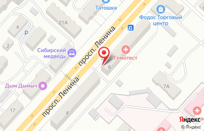 Туристическое агентство Anex Tour на проспекте Ленина на карте