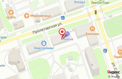 Кредитный потребительский кооператив Кондопога на Пролетарской улице на карте