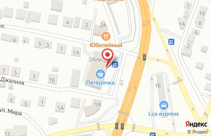 Супермаркет Пятёрочка на улице Мира на карте