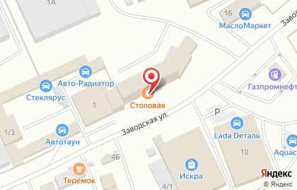 Спектрон на Заводской улице на карте