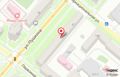 Учебный центр Байтикс IT-Академия на улице Пушкина на карте