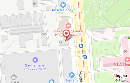 Столовая на Московской улице на карте