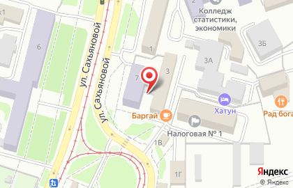 Федеральный образовательный сервис ИнПро в Октябрьском районе на карте