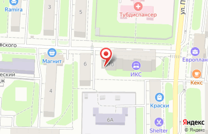 Ателье Корона на улице Раевского на карте