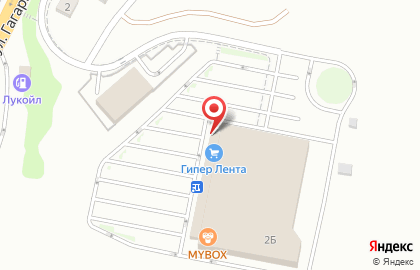 Линзомат на улице Гагарина на карте