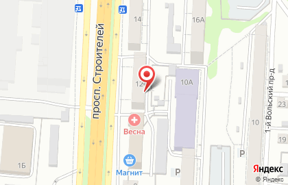 Детский сад №142 на проспекте Строителей на карте