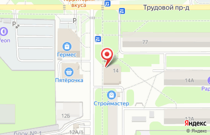 Мини-маркет Комета в Донском проезде на карте