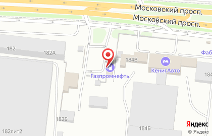 Газпромнефть в Калининграде на карте