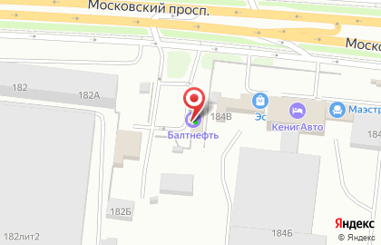 Кафе быстрого питания Drive cafe на Московском проспекте на карте